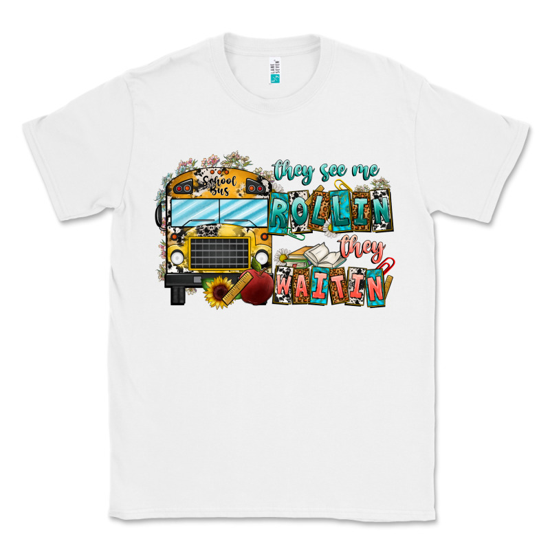 They See Me Rollin' They Waiting Classic Tee by CowhideDigitalArt | Teevron