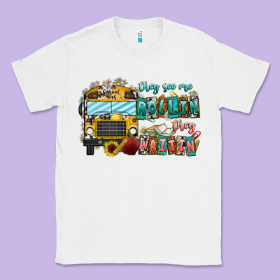 They See Me Rollin' They Waiting Classic Tee Designed By Cowhidedigitalart