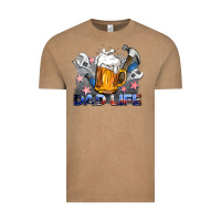 Vintage Coffee dad life beer and tools Vintage Tee - BarkalooDesign