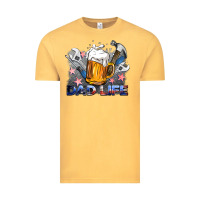 Vintage Mustard dad life beer and tools Vintage Tee - BarkalooDesign