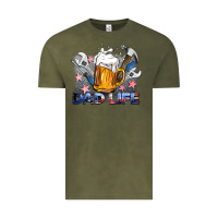 Dad Life Beer And Tools Vintage Tee | Teevron