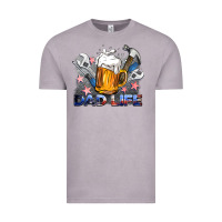 Vintage Zinc dad life beer and tools Vintage Tee - BarkalooDesign