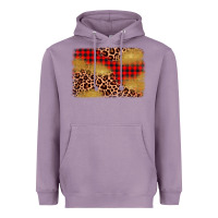 Lavender christmas leopard glitter background Heavyweight Hoodie - AdoDesignShop
