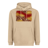 Mushroom christmas leopard glitter background Heavyweight Hoodie - AdoDesignShop