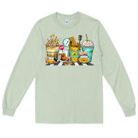 Matcha school bus coffee cups Long Sleeve Tee - Zillion Design Studio