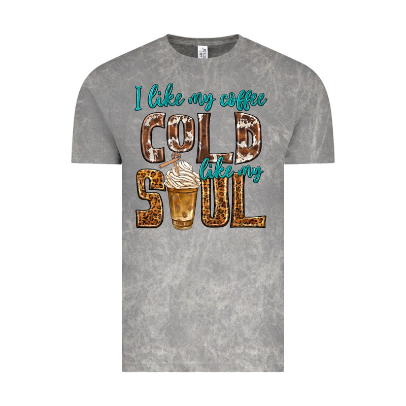 I Like My Coffee Cold Like My Soul Vintage Tee by texasbilliewilder | Teevron