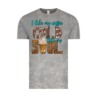 Cloud Rock i like my coffee cold like my soul Vintage Tee - texasbilliewilder