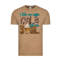 Vintage Coffee i like my coffee cold like my soul Vintage Tee - texasbilliewilder