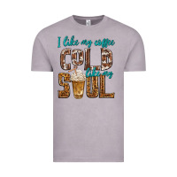 Vintage Zinc i like my coffee cold like my soul Vintage Tee - texasbilliewilder