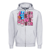 Heather Grey i am a survivor Zipper Hoodie - AdoDesignShop