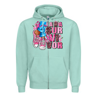 Seafoam i am a survivor Zipper Hoodie - AdoDesignShop