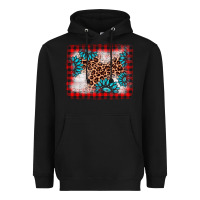 Black Christmas gemstone leopard background Heavyweight Hoodie - AdoDesignShop