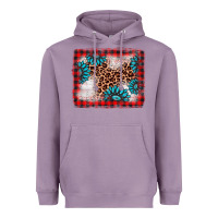 Lavender Christmas gemstone leopard background Heavyweight Hoodie - AdoDesignShop