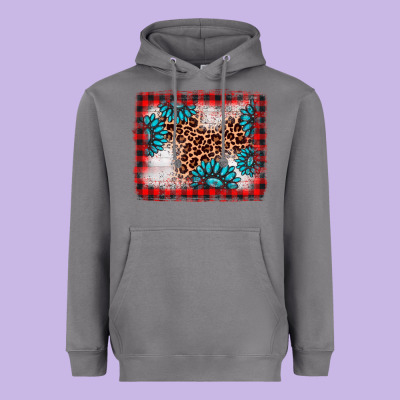 Christmas Gemstone Leopard Background Heavyweight Hoodie Designed By Adodesignshop