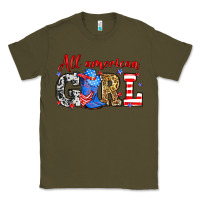 Army Green All American girl Classic Tee - Neo Western