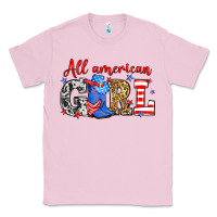 Bubblegum Pink All American girl Classic Tee - Neo Western