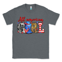 Charcoal Heather All American girl Classic Tee - Neo Western