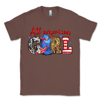 Chestnut All American girl Classic Tee - Neo Western