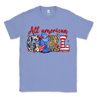 Colony Blue All American girl Classic Tee - Neo Western