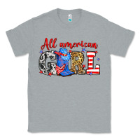 Heather Grey All American girl Classic Tee - Neo Western