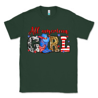 Sports Green All American girl Classic Tee - Neo Western