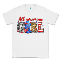 White All American girl Classic Tee - Neo Western