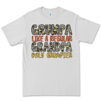 Dove Grey grumpa like a regular grandpa only grumpier Premium Tee - Artiststas