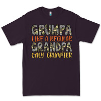 Plum grumpa like a regular grandpa only grumpier Premium Tee - Artiststas
