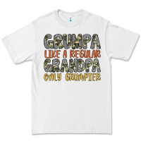White grumpa like a regular grandpa only grumpier Premium Tee - Artiststas
