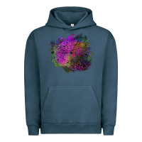 Pigment Midnight Navy halloween spider web for patches Urban Hoodie - BundleAndBundleShop
