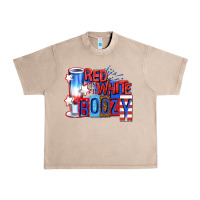 French Oak red white boozy billie wilder Urban Heavy Tee - texasbilliewilder