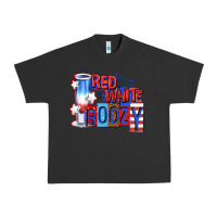 Pigment Black red white boozy billie wilder Urban Heavy Tee - texasbilliewilder