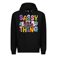 Black sassy little thing Premium Hoodie - MaliasSmallBusiness