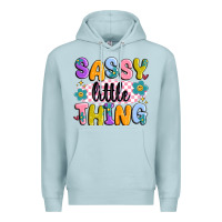 Blue Mist sassy little thing Premium Hoodie - MaliasSmallBusiness