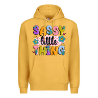 Mustard sassy little thing Premium Hoodie - MaliasSmallBusiness