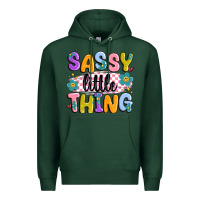 Sports Green sassy little thing Premium Hoodie - MaliasSmallBusiness