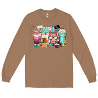 Toasted Coconut small business coffee cups Long Sleeve Tee - Zillion Design Studio
