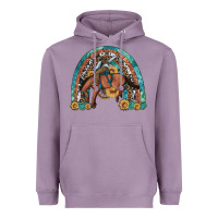 Lavender bucking bronco rodeo rainbow Heavyweight Hoodie - Artiststas