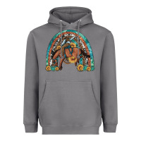 Storm bucking bronco rodeo rainbow Heavyweight Hoodie - Artiststas