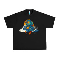 Black blue dragon ocean waves and sun Urban Heavy Tee - RanaPortraitStore