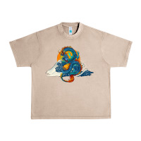 French Oak blue dragon ocean waves and sun Urban Heavy Tee - RanaPortraitStore