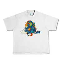 Lunar Rock blue dragon ocean waves and sun Urban Heavy Tee - RanaPortraitStore