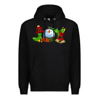 Black joy for christmas with snowman Premium Hoodie - AdoDesignShop