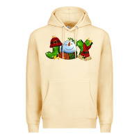 Pina Colada joy for christmas with snowman Premium Hoodie - AdoDesignShop