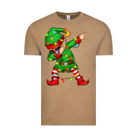 Vintage Coffee dabbing elf Vintage Tee - Zillion Design Studio