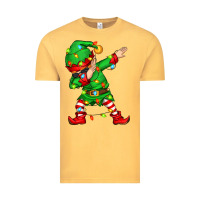 Vintage Mustard dabbing elf Vintage Tee - Zillion Design Studio