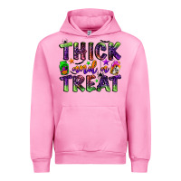 Fuchsia Pink thick and a treat Urban Hoodie - BundleAndBundleShop
