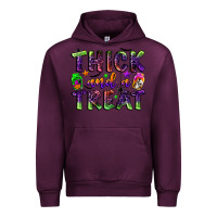 Mauve Wine thick and a treat Urban Hoodie - BundleAndBundleShop