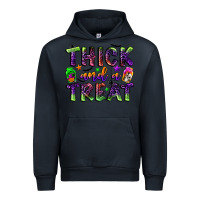 Navy thick and a treat Urban Hoodie - BundleAndBundleShop