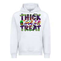 White thick and a treat Urban Hoodie - BundleAndBundleShop